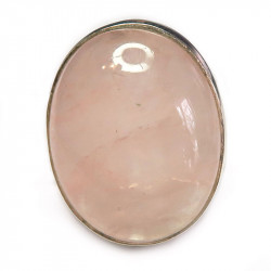 Кольцо с розовым кварцем 1161-nr