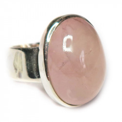 Кольцо с розовым кварцем 823-nr