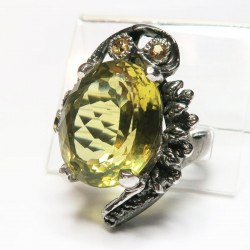 Кольцо с лимонным цитрином 1583-er