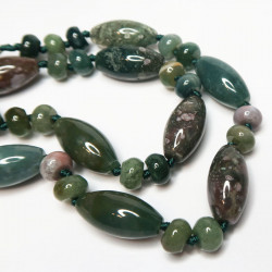 Бусы из яшмы 141-yho